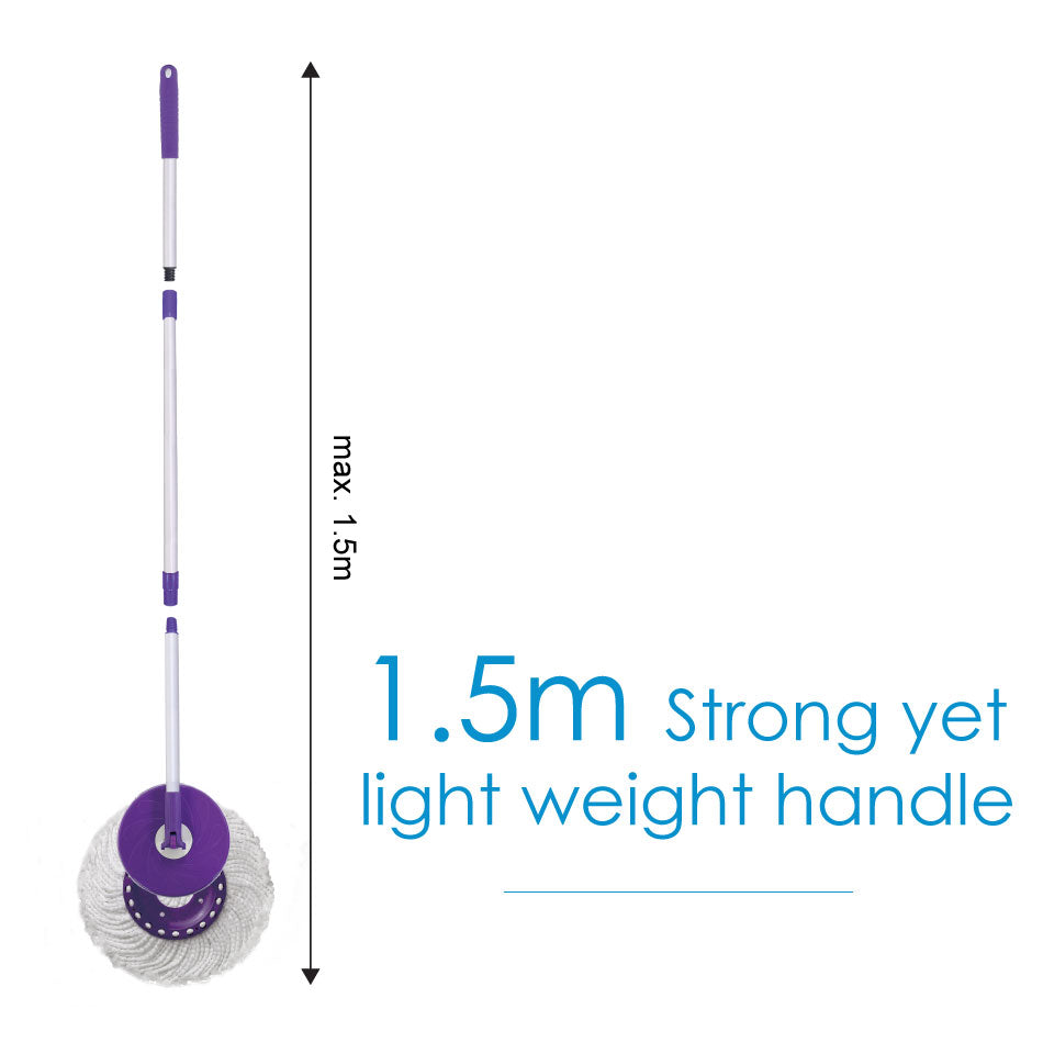 White Magic Foot Press Spin Mop