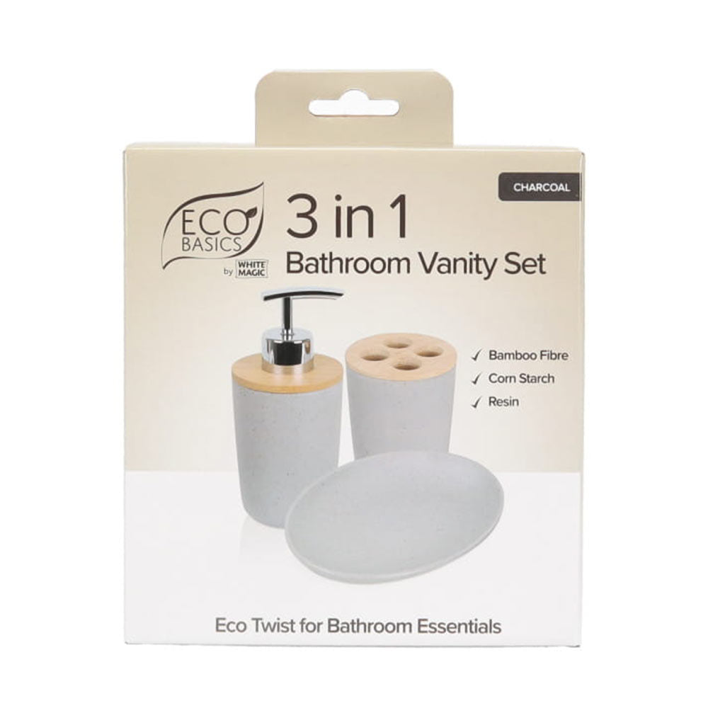 Eco Basics 3 in 1 Vanity Bathroom Set