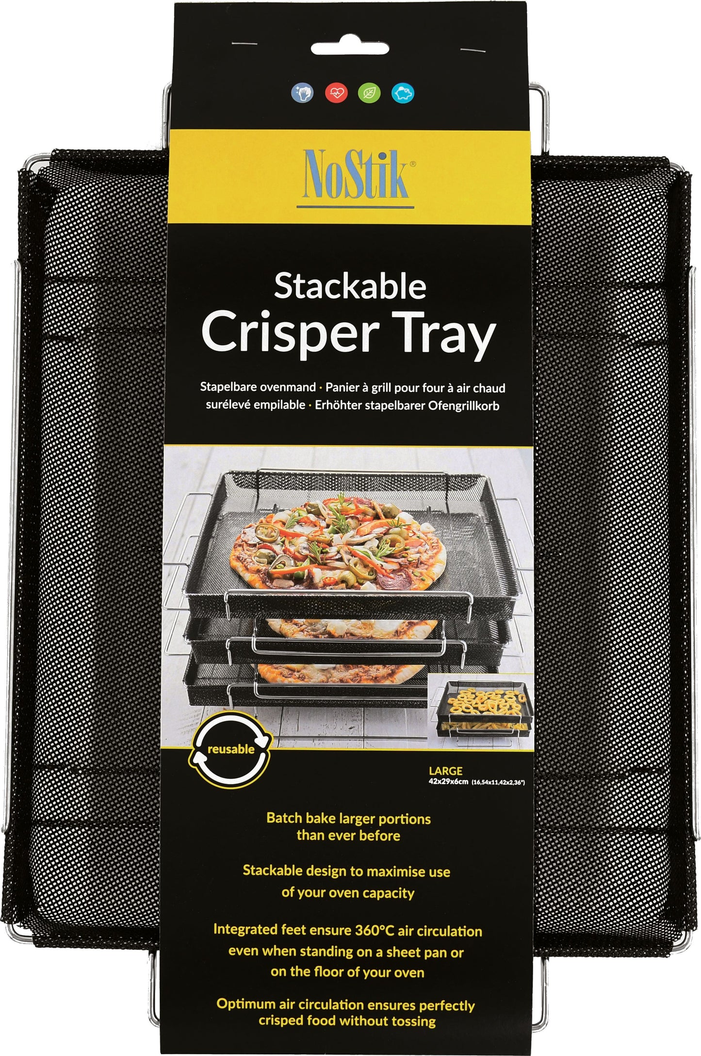 Nostik Stackable Crisper Basket