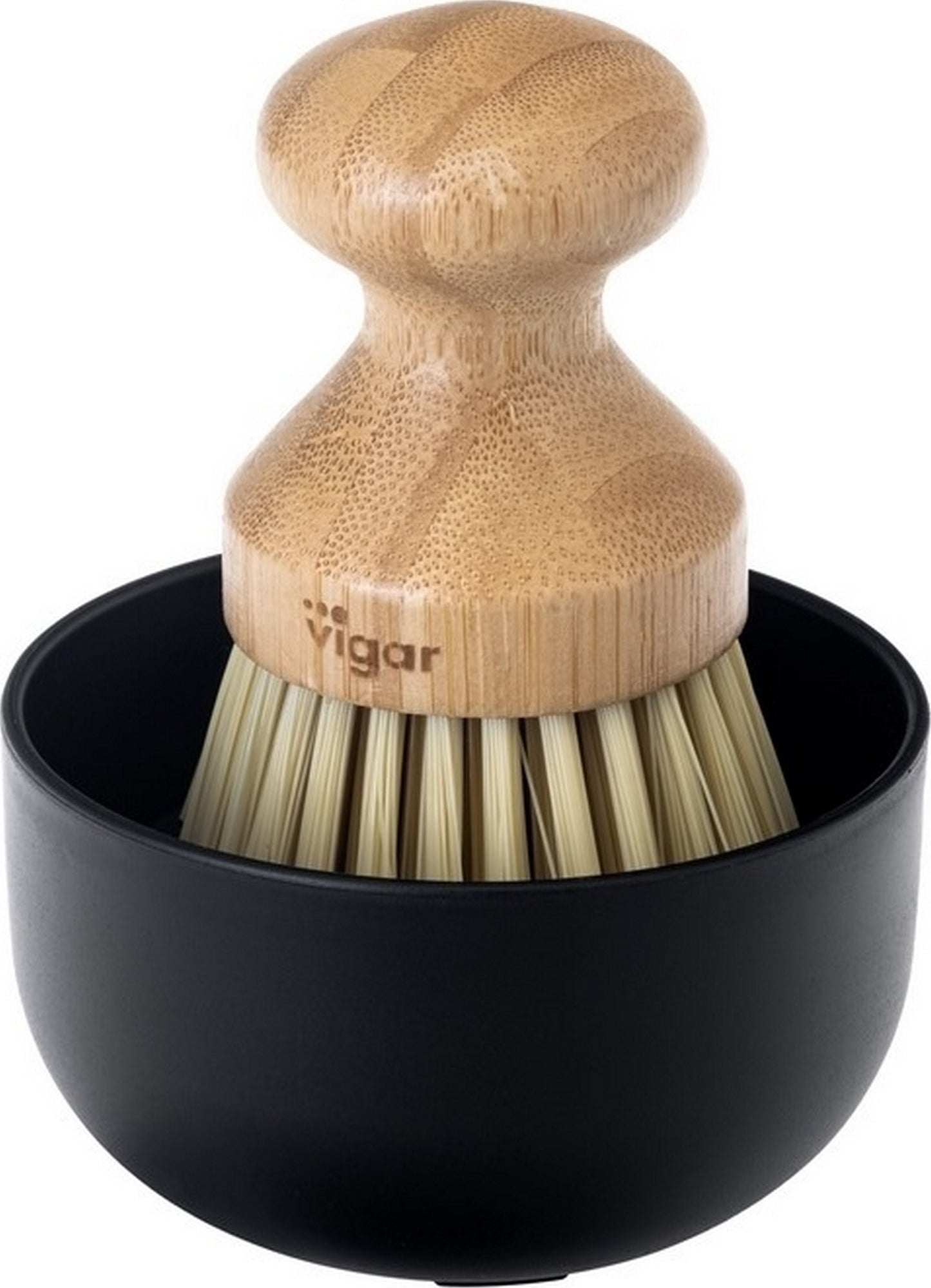 Vigar Vintage Bamboo Palm Brush Set