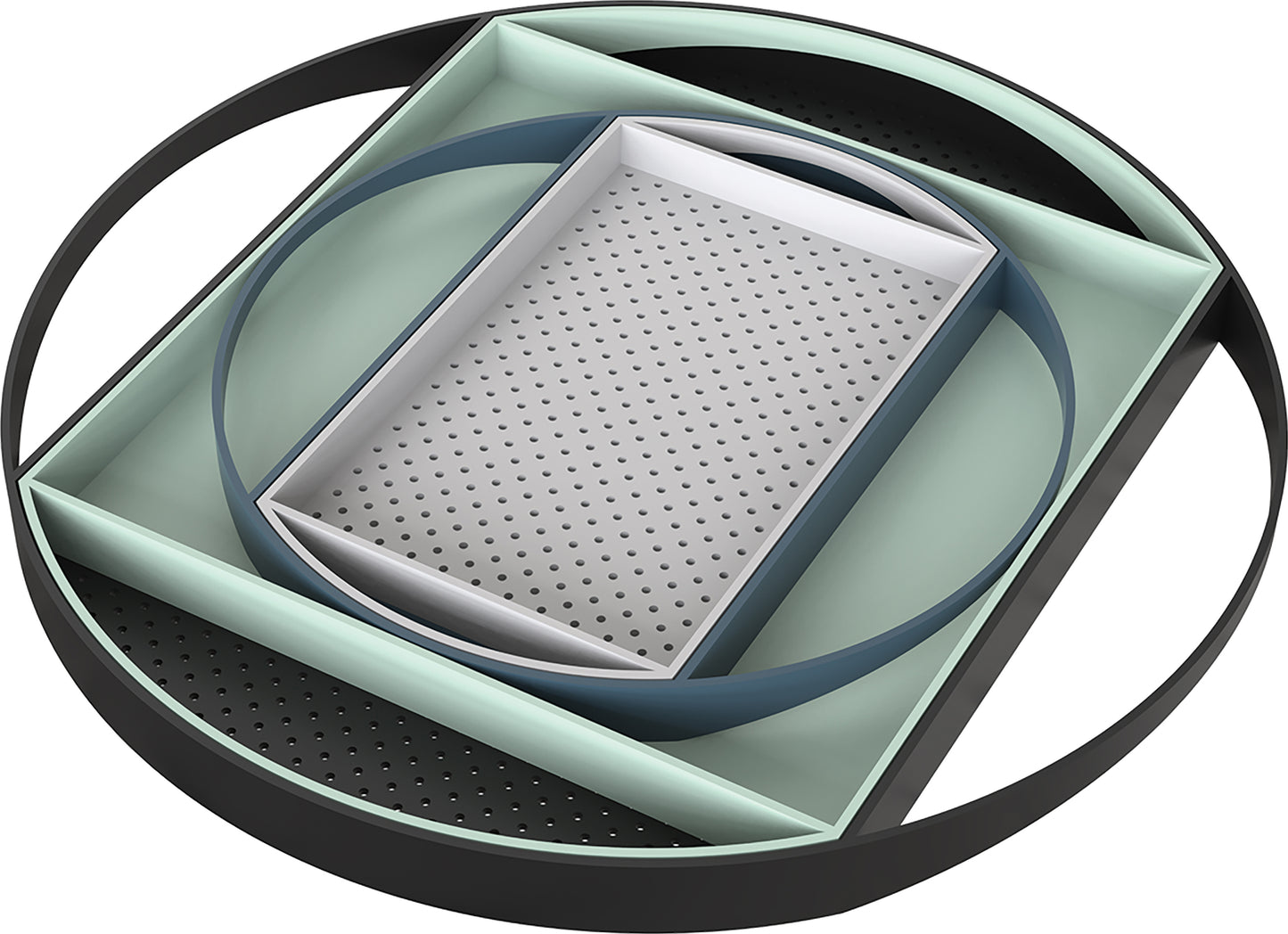 Vigar 4 in 1 Nested Serving Trays (2 Colours Available)