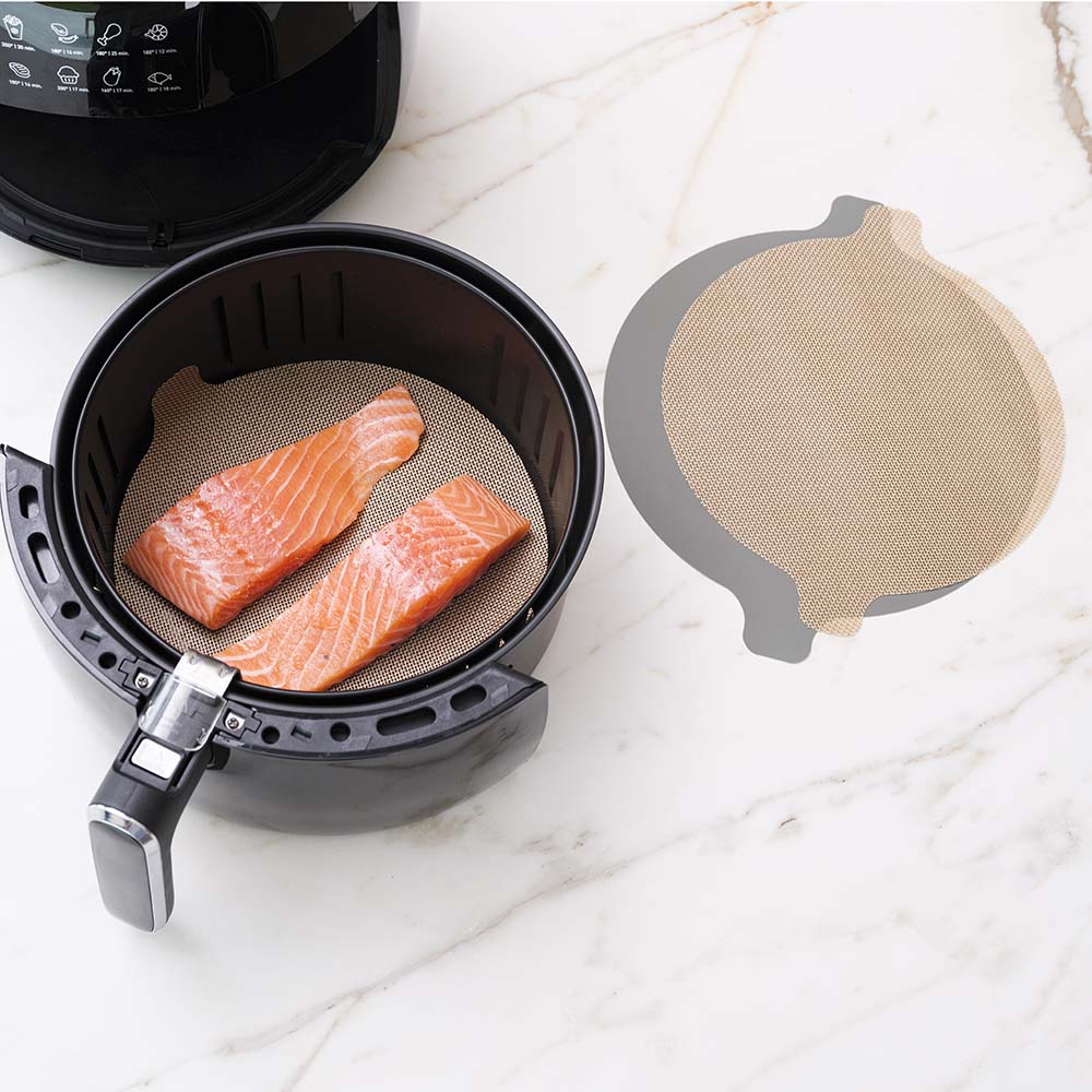 NoStik Silicon Air Fryer Liner Set of 2- Round