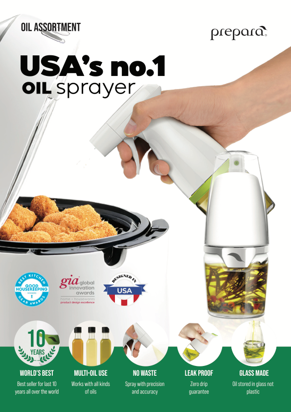 Prepara Simply Mist Olive Oil Sprayer