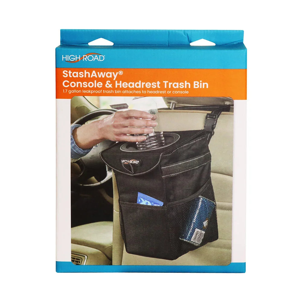 StashAway™ Console & Headrest Trash Bin