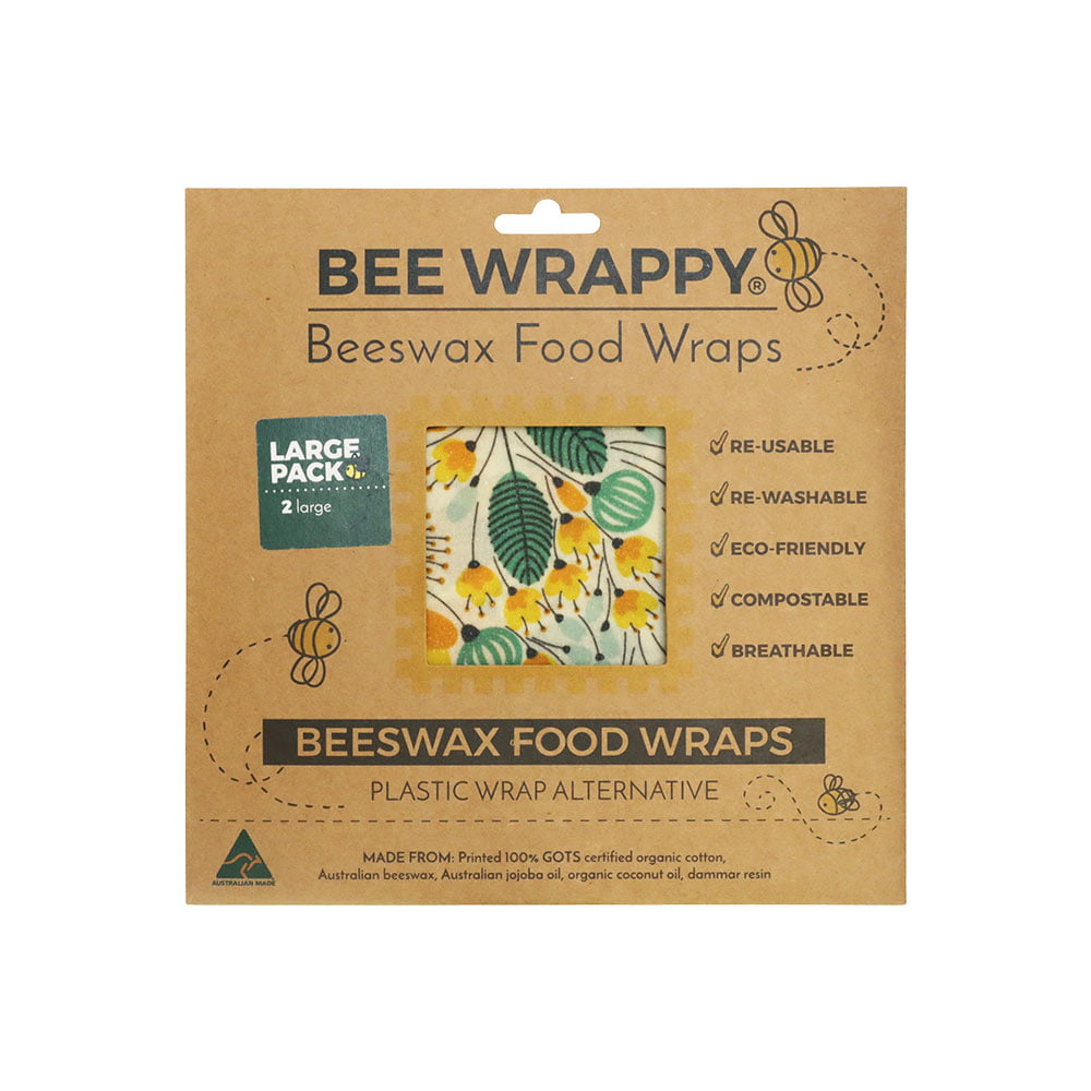 Bee Wrappy Food Wraps 2 Pack Large