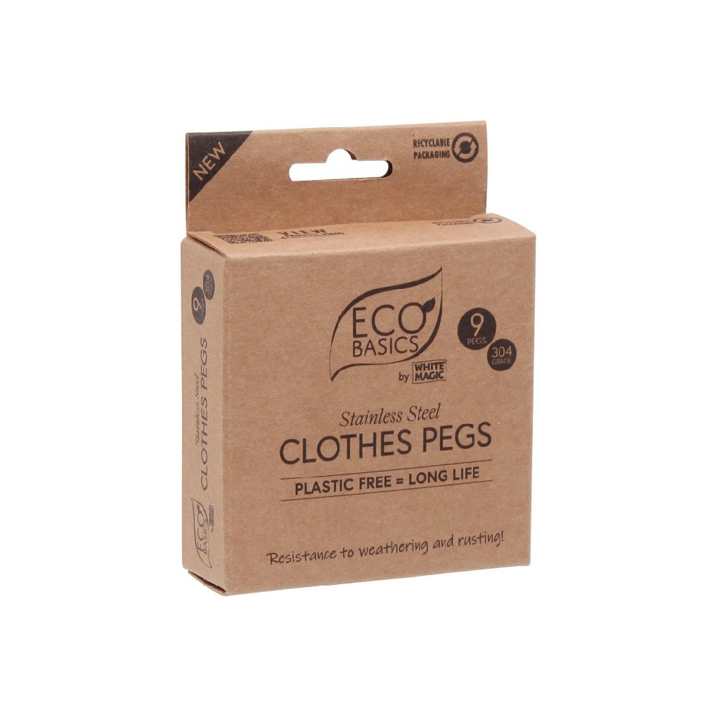 Eco Basics Clothes Pegs 9 Pack