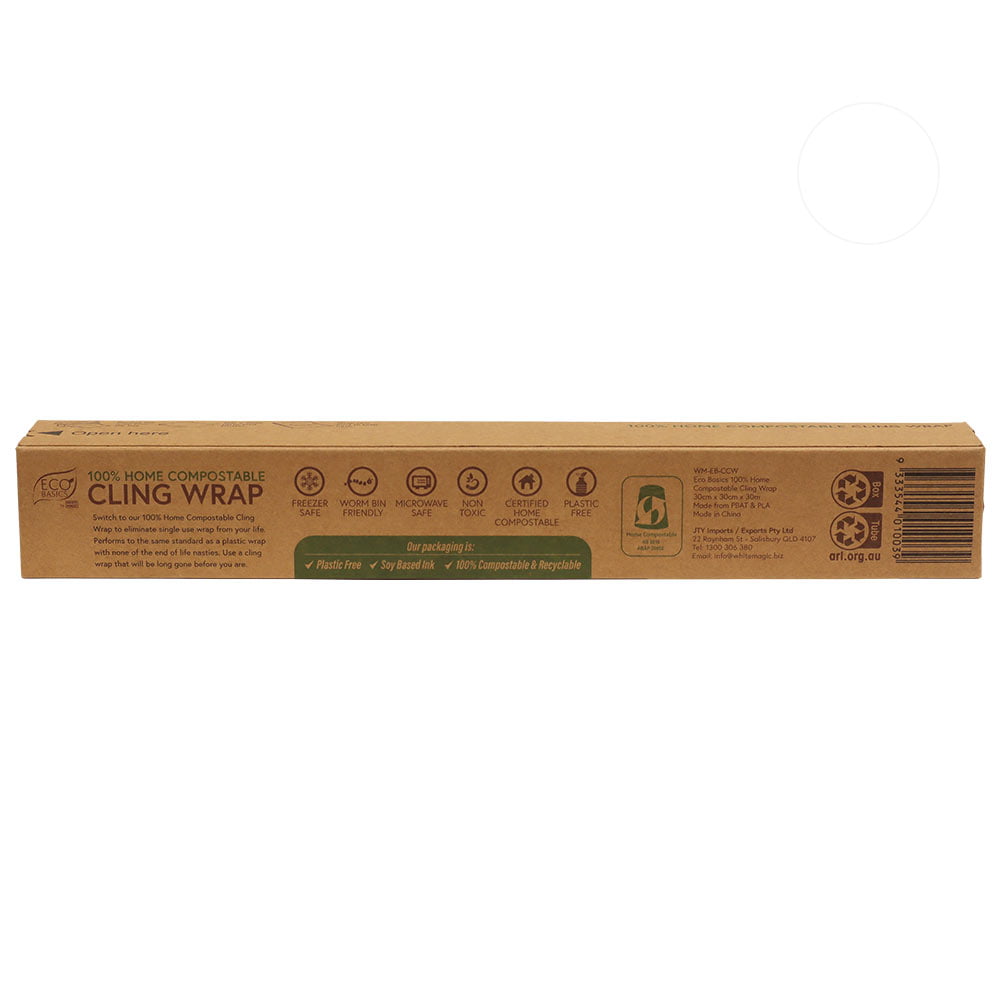 100% Home Compostable Cling Wrap 30m
