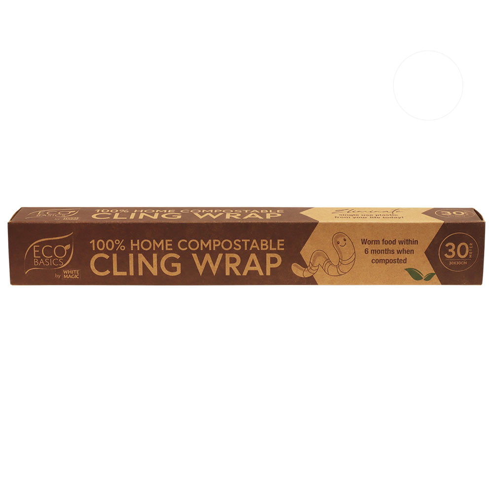 100% Home Compostable Cling Wrap 30m