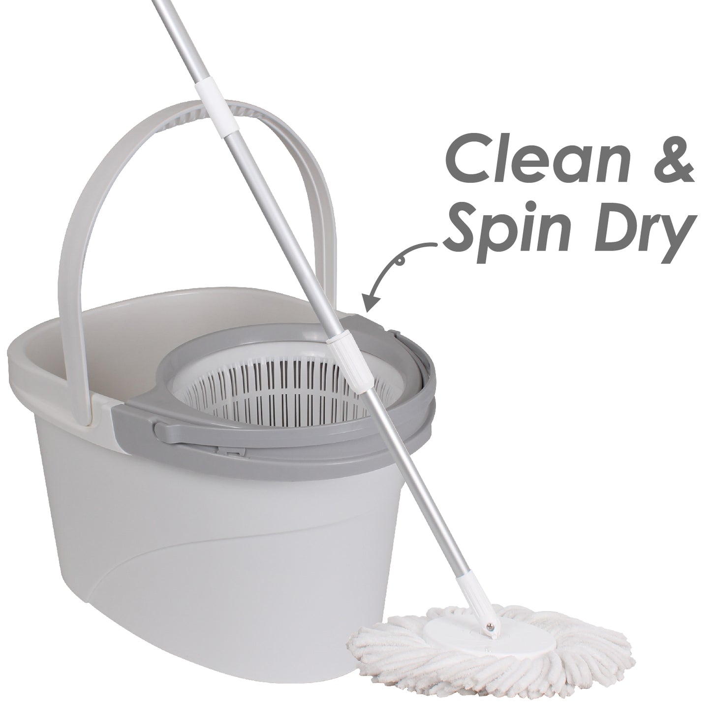 White Magic Pure Spin Mop
