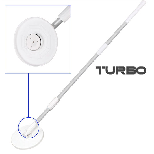 White Magic Turbo Spin Mop – Hand Press Handle First Section