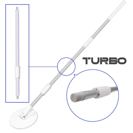 White Magic Turbo Spin Mop – Hand Press Handle Second Section