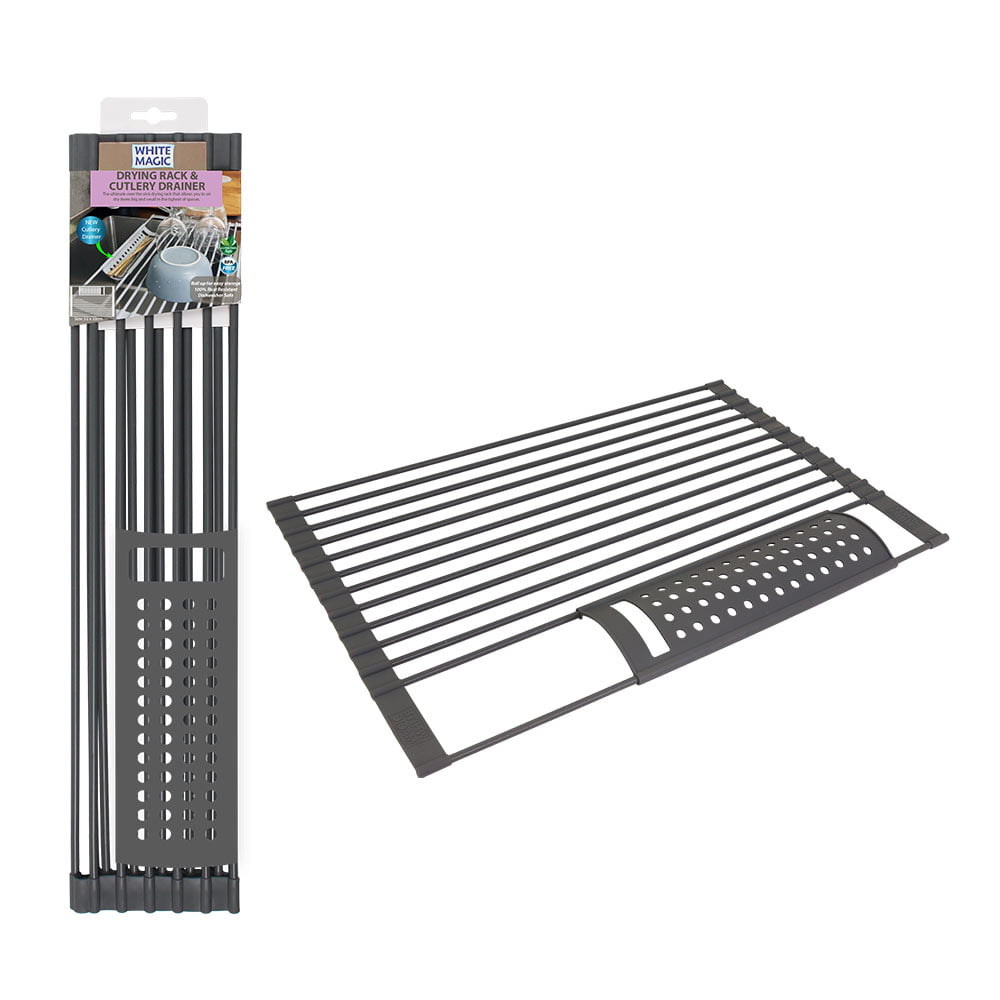 White Magic Drying Rack & Cutlery Drainer