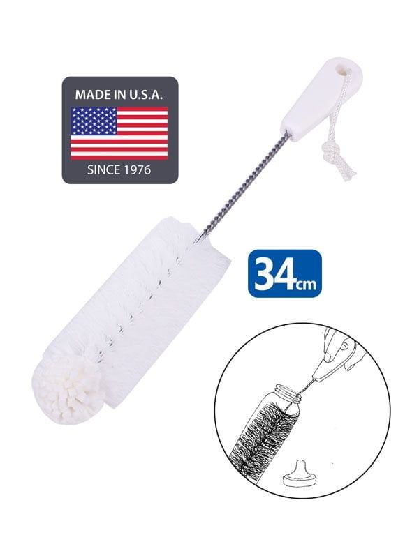 Foam Tipped Baby Bottle Washing Brush