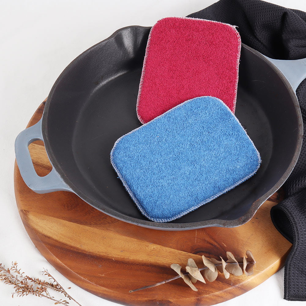 Eco Basics Cotton Foam Pot Scrubber – 2 Pack