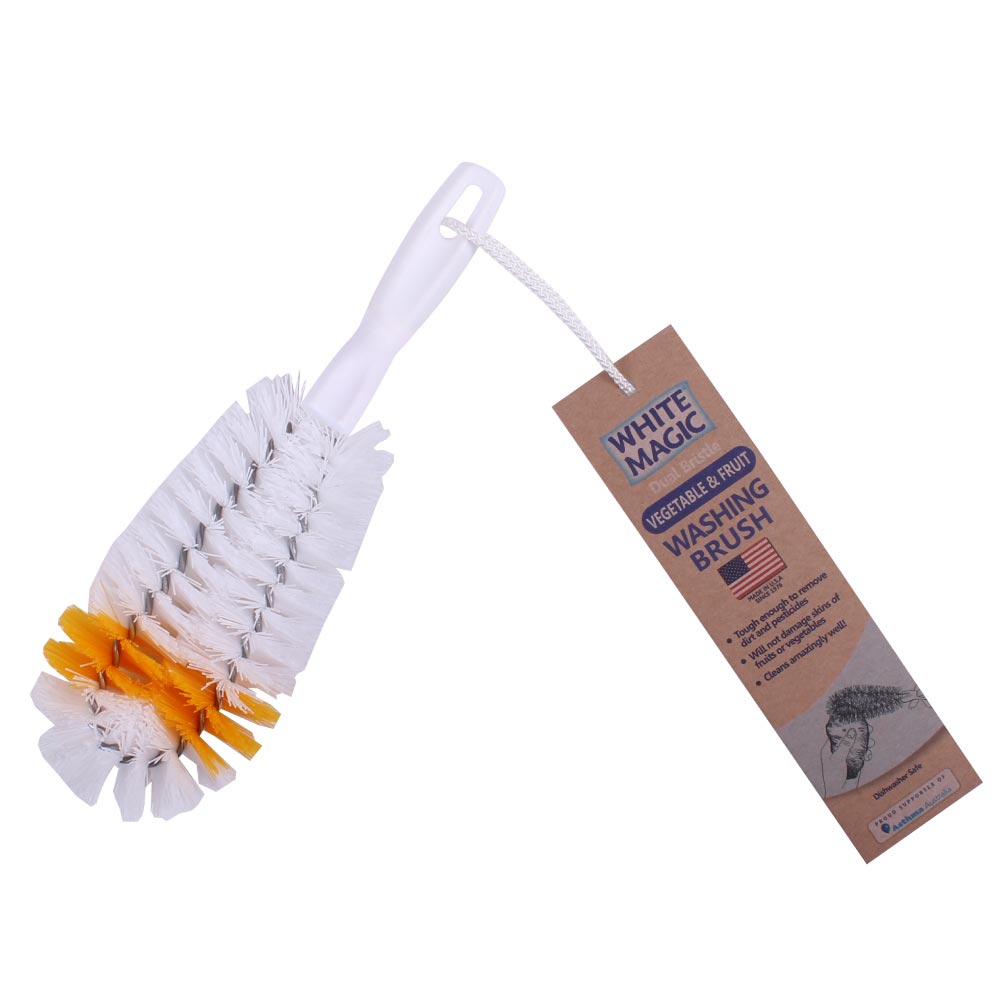 Dual Bristle Vegetable & Fruit Washing Brush