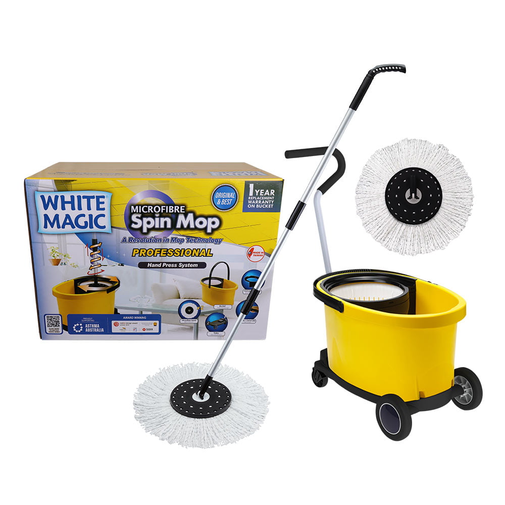 White Magic Professional Spin Mop Set