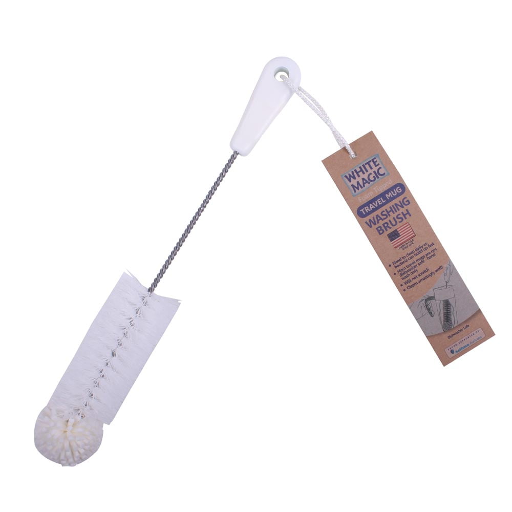 Foam Tipped Travel Mug Washing Brush