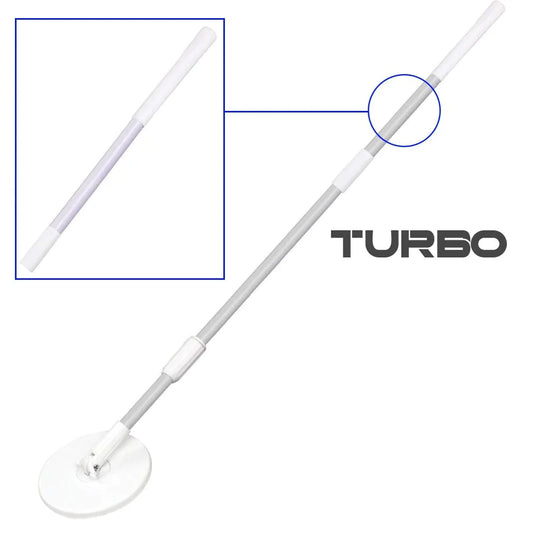 White Magic Turbo Spin Mop – Hand Press Handle Third Section