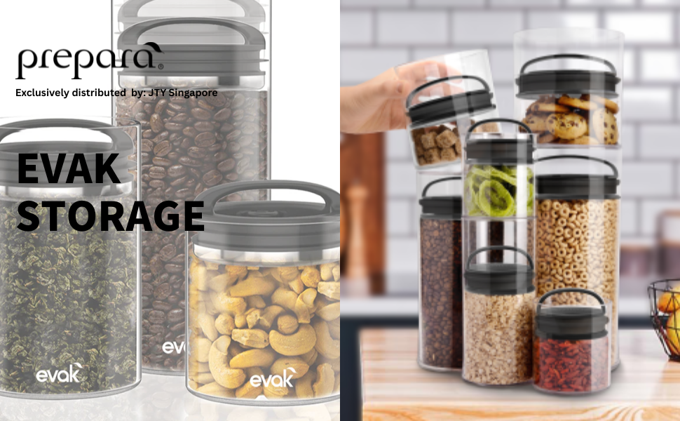 Freshness Sealed in Style: Discover the Evak Storage Collection