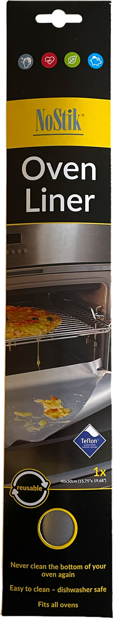 Nostik Oven Protector Heavy Duty Silver Regular