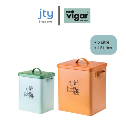 Vigar Pets Club Pet Food Storage Container (5L, 12L)