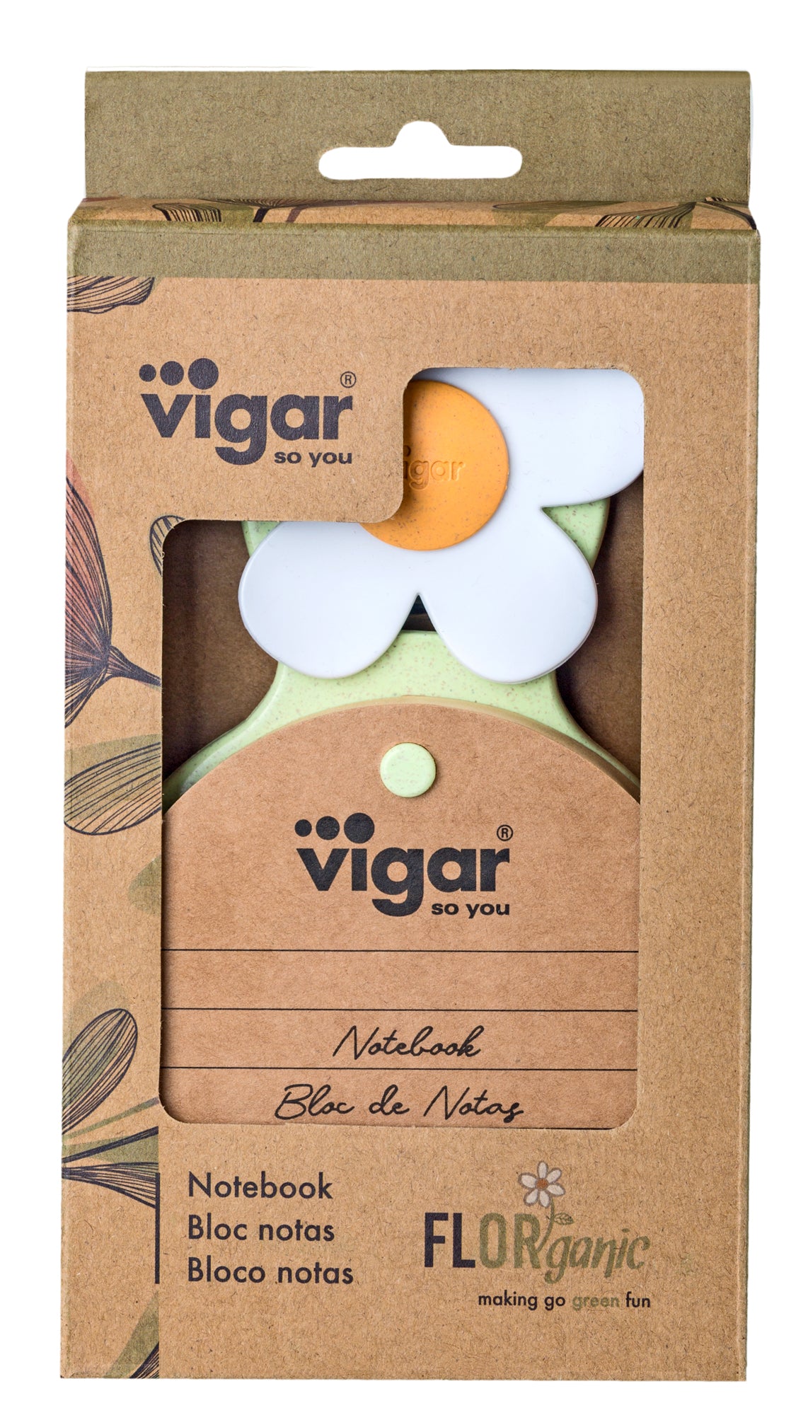 Vigar Flower Power Notebook With Suction