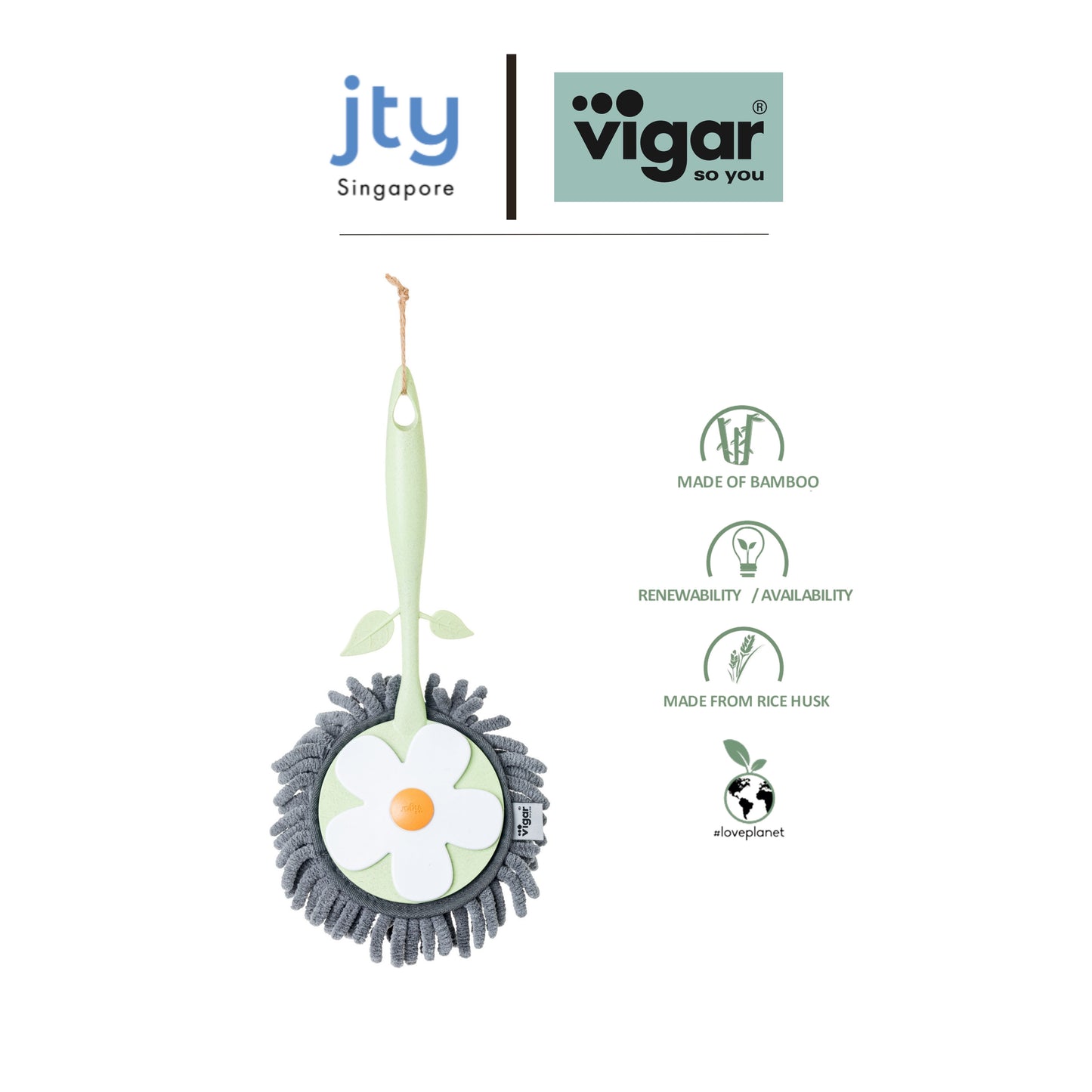 Vigar Florganic Round Microfibre Duster