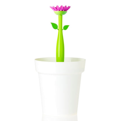 Vigar Flower Power White 3L Bathroom Bin