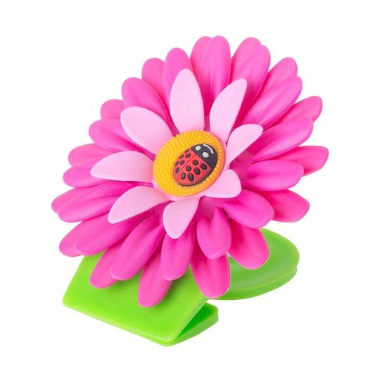 Vigar Flower Power Pink Magnet Clip 3pc