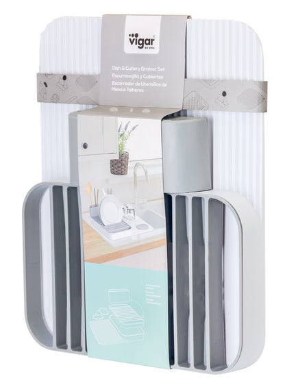Vigar RengØ Dish & Cutlery Drainer Set