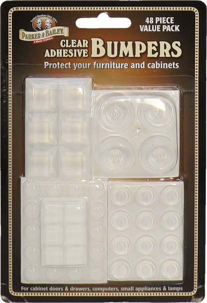 Parker & Bailey Adhesive Bumpers Asst Pk (48 Pc)