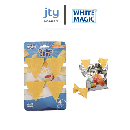 White Magic Cute Bag Clips Corn Chip