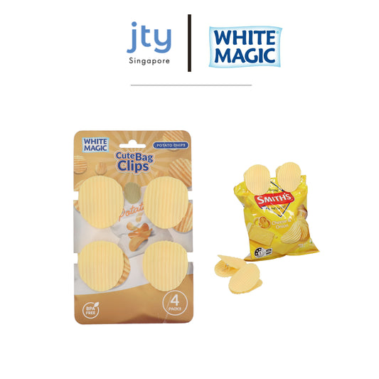 White Magic Cute Bag Clips Potato Chip