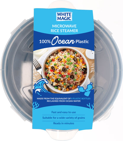 White Magic Microwave Rice Steamer