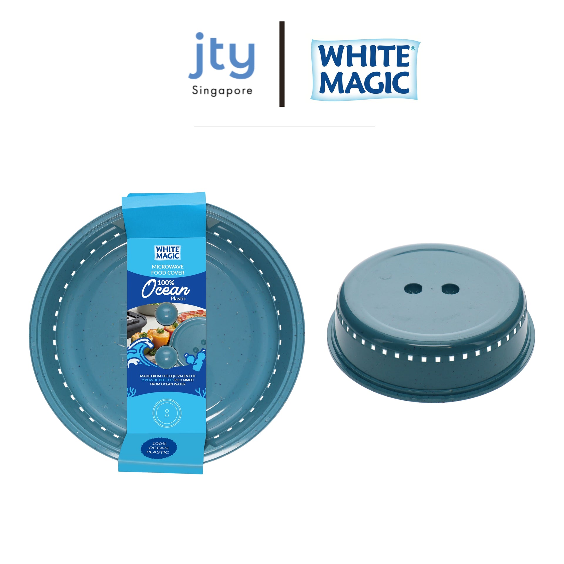 White Magic Microwave Food Cover - Main Image