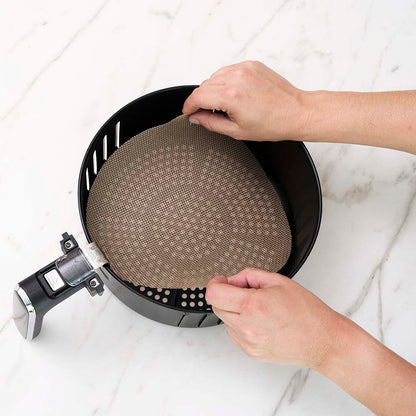 NoStik Silicon Air Fryer Liner Set of 2- Round