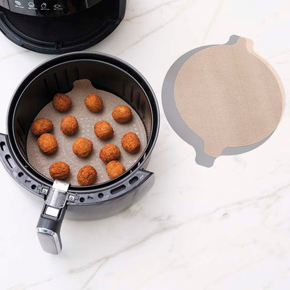NoStik Silicon Air Fryer Liner Set of 2- Round