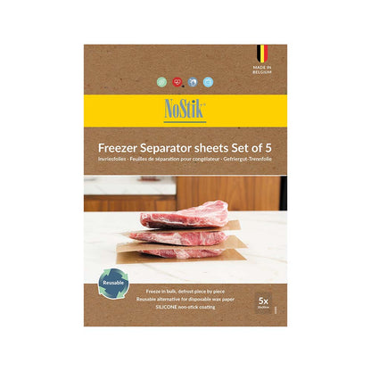 NoStik Silicon Separator Sheets- Set of 5