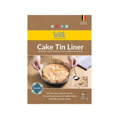 NoStik Silicon Cake Tin Liner- Round