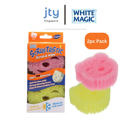 White Magic Scrubtastic Scrub & Wipe Sponge