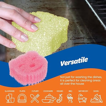 White Magic Scrubtastic Scrub & Wipe Sponge
