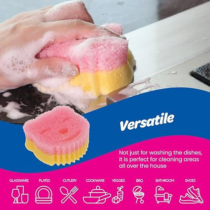 White Magic Scrubtastic Scrub & Wipe Sponge Duo