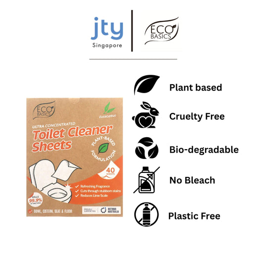 Eco Basics Toilet Cleaner Sheets (40s) - Eucalyptus