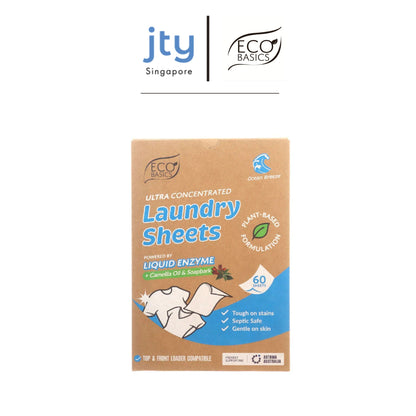 Eco Basics Laundry Sheets (60s) - Ocean Breeze