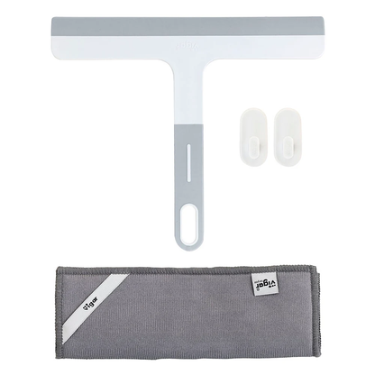 Vigar Basic Squeegee With Microfibre Cloth & 2 Hooks