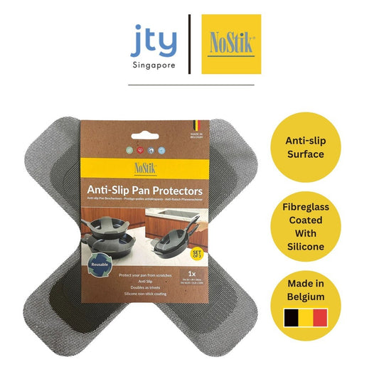 NoStik Silicone Firbreglass Anti-Slip Pan Protectors Set of 3