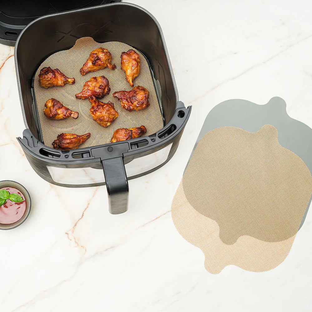 NoStik Square Air Fryer Liner Set of 2