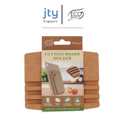 Eco Basics Cutting Board Holder (Natural/Black)