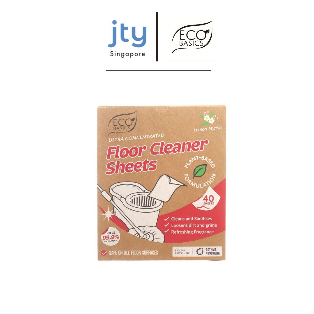 Eco Basics Floor Cleaner Sheets (40s) - Lemon Myrtle