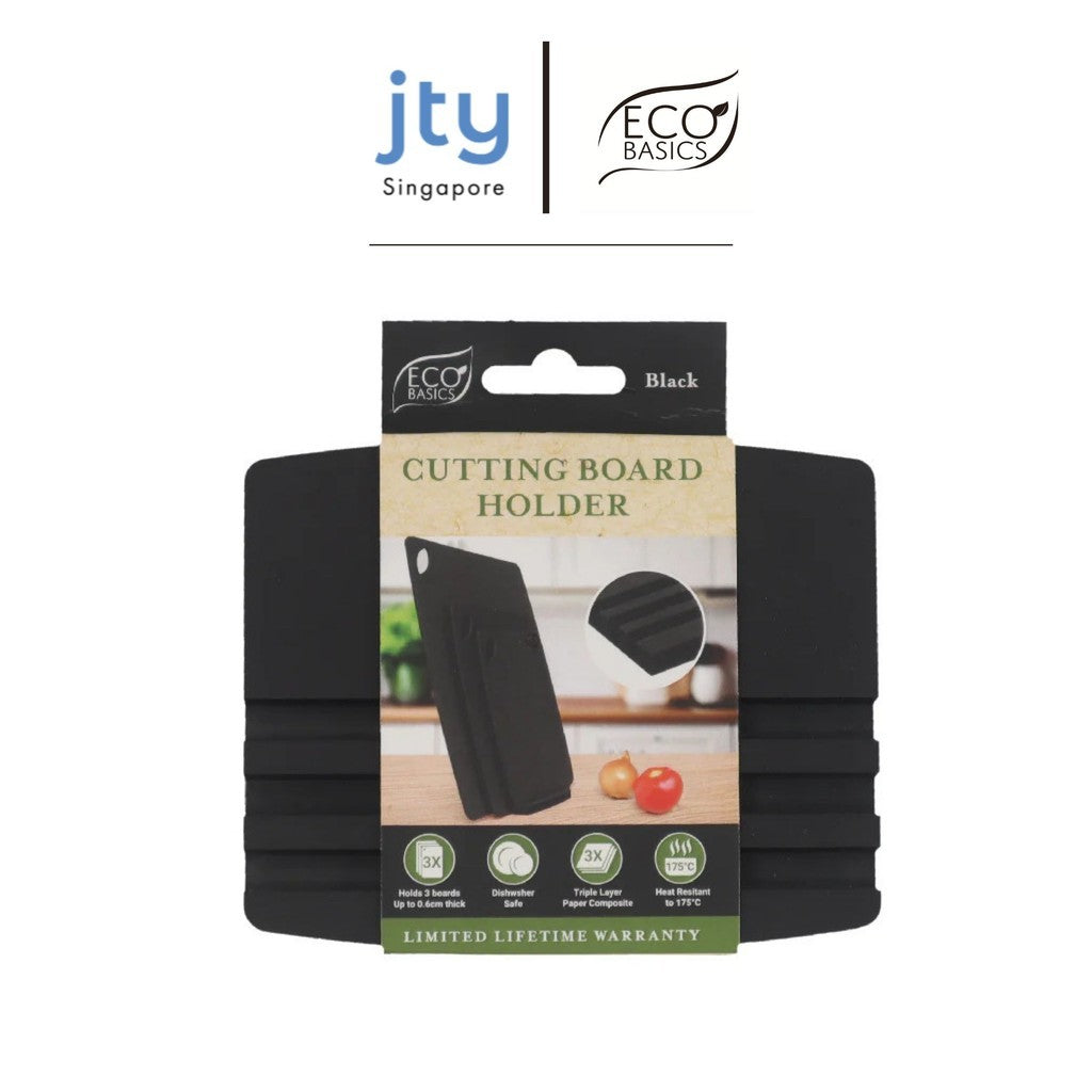 Eco Basics Cutting Board Holder (Natural/Black)